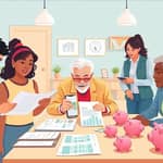 Choose institutions that offer financial education with lending