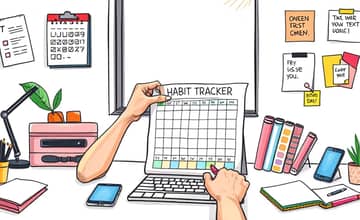 Use simple tracking methods that fit your daily routine