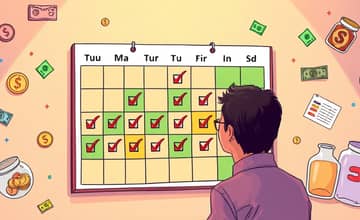 Use calendars to schedule your money check-ins