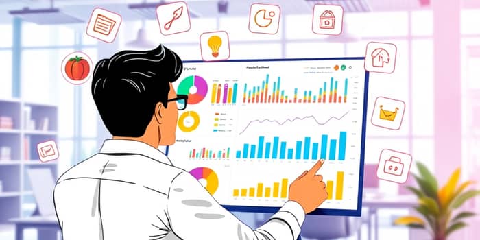 Track spending by category using card analytics