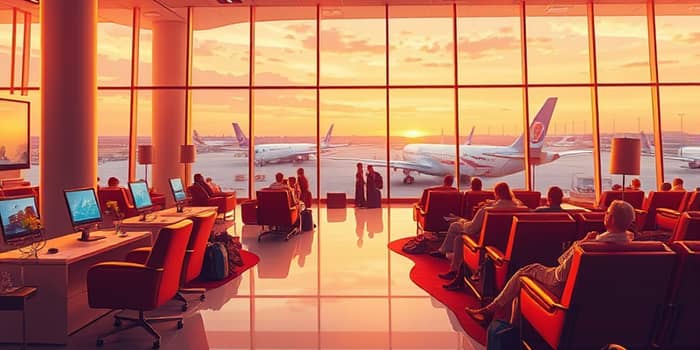 Travel cards often come with lounge access — explore it