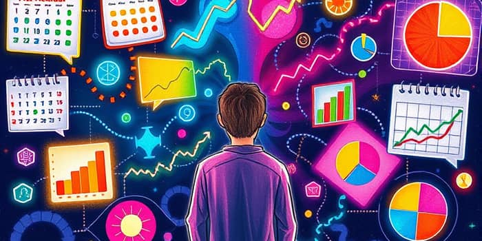 Use visuals to track progress and reinforce habits